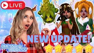 LIVE! Play ROBLOX WITH AUDRA! NEW DRESS TO IMPRESS WINTER UPDATE!