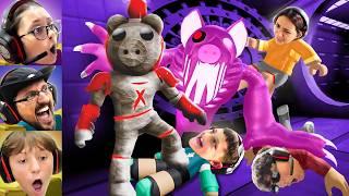 Hardest Roblox Piggy Level! FGTeeV Family Plays The Hunt Event