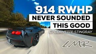 914 RWHP never sounded so good! We gave his C7 Corvette Stingray the LMR treatment.