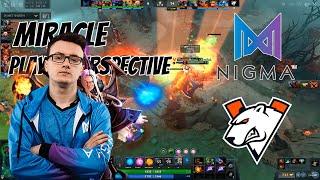 Miracle [Invoker] PLAYER PERSPECTIVE - NIGMA VS VP | ANIMAJOR #DOTA2 #miracle