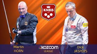 KNBB Kozoom League - Martin HORN vs Dick JASPERS