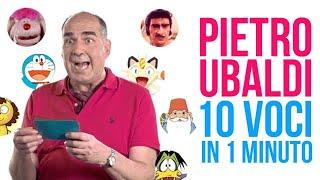 Pietro Ubaldi reinterpreta 10 personaggi in un minuto