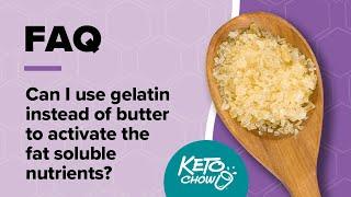 Can I use gelatin instead of butter in Keto Chow? | Keto Chow