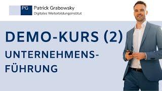 Demokurs Unternehmensführung (Teil 2) für Wirtschaftsfachwirte und Technische Fachwirte