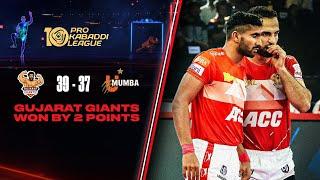 A Hattrick of Wins for Gujarat Giants as they Register a Close Win  | Highlights | PKL S10 Match #7