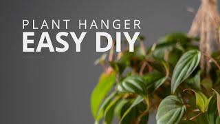 How to Make an Easy DIY Plant Hanger 