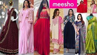 Meesho Haul || Meesho party'wear kurta set Designer Lehenga/Gowns/Ready to Wear Saree ||wedding