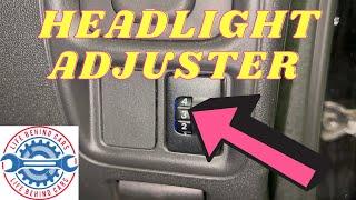 Toyota Aygo Petrol 2018 Headlight Adjuster Location