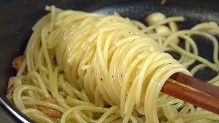 Eng sub)Spaghetti Aglio E Olio Recipe::So easy!!