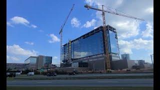 watch - Northside Hospital Gwinnett update - glass is almost to the top - fun YouTube entertainment