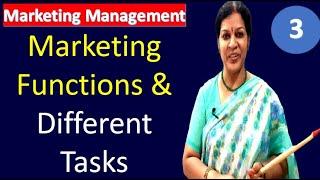 3. Marketing Functions & Different Tasks of Marketing from Marketing Management Subject