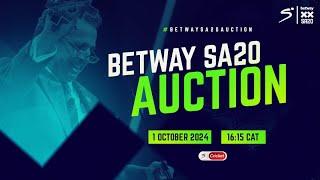 Watch the Betway SA20 Season 3 Auction live on SuperSport!