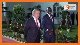 President Ruto hosts UN secretary-general António Guterres in State House, Nairobi