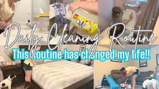 DAILY CLEANING ROUTINE OF A STAY AT HOME MOM | How I keep my home clean