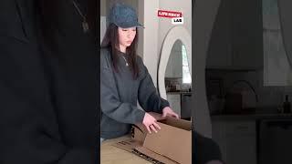 Life Hack Lab - Try this trick the next time you need a bigger-sized box  #lifehack #lifehacks