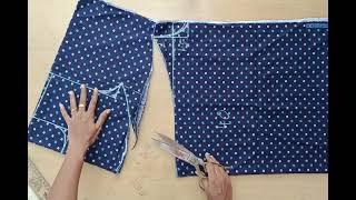 pleated nighty cutting video @JSCreations tailoring class