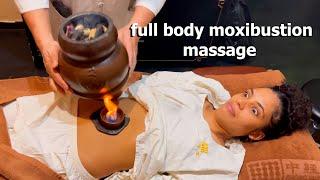 ASMR: The MOST INSANE Chinese FULL BODY MOXIBUSTION MASSAGE!