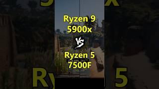 Ryzen 9 5900x vs Ryzen 5 7500F in Games