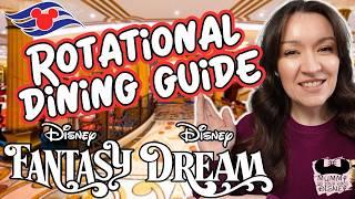  Everything You Need to Know About Rotational Dining on Disney Cruise Line  Dream vs. Fantasy UK