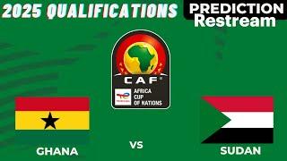 Ghana vs Sudan  Live Stream CAF Africa Nations Cup 2025 Qualifiers Commentary Score