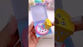 DIY miniature craft #shots #miniature #miniaturecrafts #miniatureworld #youtubeshorts #craft #diy