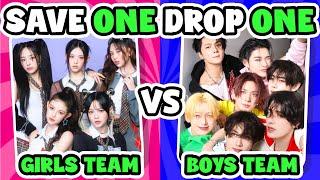 GIRLS vs BOYS: Save One, Drop One  Kpop Songs Edition - KPOP QUIZ 2024