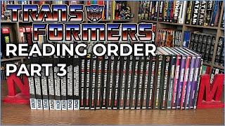 Transformers Reading Order Part 3 | 2005 - Present | Transformers IDW | History of Transformers