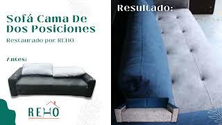 Sofa Cama de Dos Posiciones | Tapiceria Restauramos Hogares