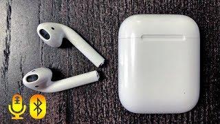 Микрофон в AirPods для съемки видео. Как его включить?