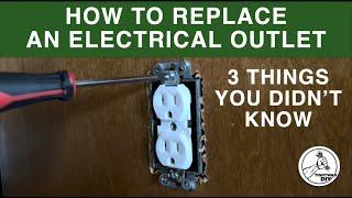 How To Wire an Electrical Outlet | 3 Things You Didn't Know | Replacing a Basic Electrical Outlet