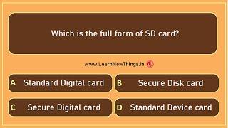 Computer Science Quiz - Part 1/25 | 12 Questions