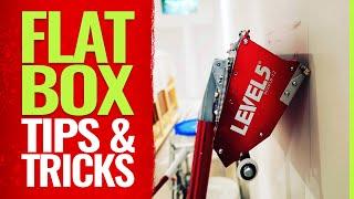 10-Inch Drywall Flat Box | Tips & Tricks Vol. 1 | LEVEL5 Tools + Full Throttle Taping