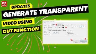 How to Generate Transparent Video with Subtitles Using the Cut Option in Subtitle Edit