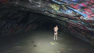 Creepy Man in Normal Cave