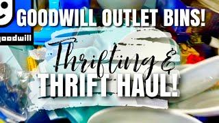 PICKING FOR THRIFT TREASURE! GOODWILL OUTLET BINS THRIFT SHOPPING! Thrift with Me & Haul!