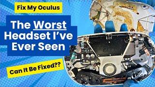 When a Quest 2 Headset Is Beyond Repair - The Shocking Damage Inside