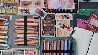 Organizing and decluttering all my art supplies 