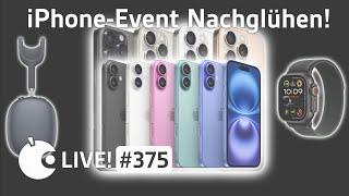 iPhone-16-Event Nachglühen - was bleibt übrig? | Apfeltalk LIVE 375