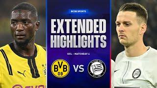 Borussia Dortmund vs. Sturm Graz: Extended Highlights | UCL League Phase MD 4 | CBS Sports Golazo