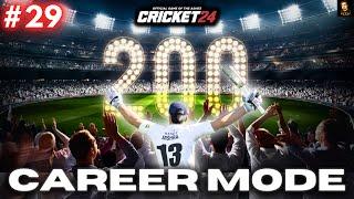 First Double Century In England County Cricket Debut - Cricket 24 My Career Mode - RtxVivek #29