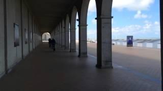 Biking the Boardwalk in Ostend, West Flanders