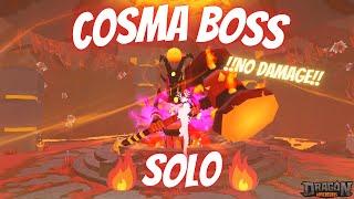 !!NO DAMAGE!! Soloing the Cosma Boss-Roblox Dragon Adventures Solstice 2024 Boss Fight