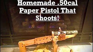 Testing and Shooting a Homemade Paper Gun