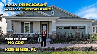 Las Casas Nuevas más BELLAS y con Acabados SENSACIONALES en Kissimmee, Florida | NO CDD