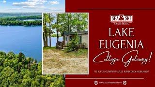 SOLD Escape to this  Lake Eugenia Waterfront Cottage in Grey County