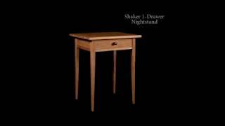 Shaker Taper Leg Nightstand | Vermont Woods Studios