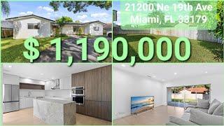 212X0 Ne 19th Ave Miami, FL 33179 FOR SALE $ 1,190,000  MARCIO SOUSA