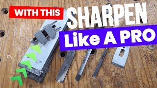 Sharpen Your Chisels and Plane Blades Like a Pro with this Simple and Affordable Honing Jig