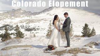 Colorado Mountain Elopement Film - Mt Bierstadt - 14er Wedding Movie