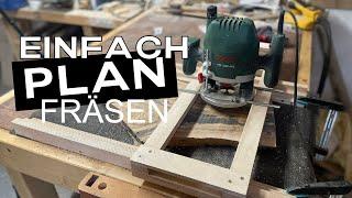 Planfräser mal anders mit der Oberfräse - das solltest du testen   Router Jig